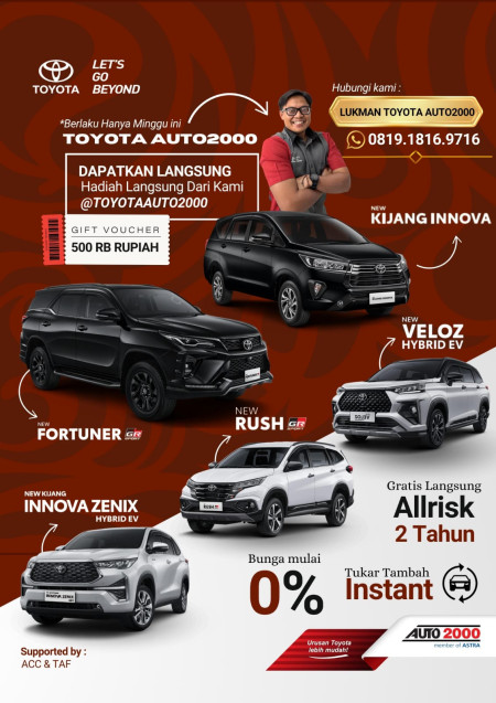 SPecial Promo Toyota Bogor 2026 - Promo Toyota Bogor 2026